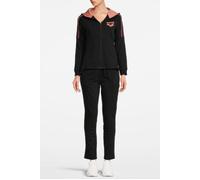 Arena Woman Hoodie Tracksuit Full Zip A-afw805 Black-winetasting 1 size XS | Sweatpants Outlet | Women | Black XS