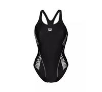 arena - Women s Swim Pro Back Graphic - One Piece Swimsuit - Black - Size 46