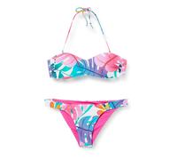 Arena Women's Allover Bandeau Swimsuit, Multicoloured, DE 36 UK/USA 32