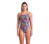 Arena Women's Arena Women’s Performance Vivid Repeat Swim Lace Plus Back One Piece Swimsuit One Piece Swimsuit (Pack of 1)
