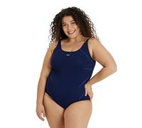 Arena Women's Bodylift Plus Size One Piece Swimsuit, Jewel Navy/Bright Blue, 2X