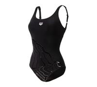 Arena Womens Bodylift Swimsuit Luisa Wing Back One Piece, Black, 36 EU