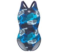 Arena - Women's Camo Swimsuit V Back L - Swimsuit size 6, blue