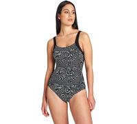 ARENA Women's Clara Back One-Piece Swimsuit, Black, Size 38