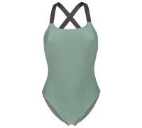 Arena - Women's Elastic Solid Swimsuit - Swimsuit size XS, green/turquoise