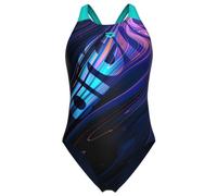 Arena - Women's Flow Swimsuit V Back LB - Swimsuit size 6, blue