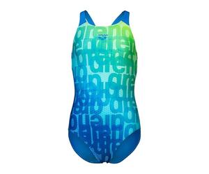 ARENA Women's Girl's Multi Colours Swimsuit V Back One Piece (Pack of 1)