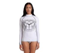 Arena Women's Graphic UV Protection Long-Sleeve Shirt White-Black