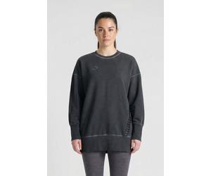 Arena Women's Icons Oversize Crew Delave Black White size XS | Sweaters Outlet | Women | Black XS