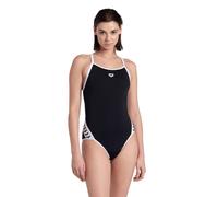 Arena Womens Icons Solid Super Fly Back Swimsuit - aok005036510 Black/White