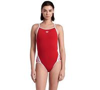 Arena Women's Icons Super Fly Back Solid Swimsuit, Red, Size 12, Women Red