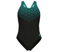 Arena - Women's Kikko V Swimsuit V Back Graphic - Swimsuit size 6, black