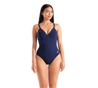 Arena Women's Lara Shapewear Soft Curve Back B Cup One Piece Swimsuit, Navy, 40