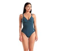 Arena Women's Lara Shapewear Soft Curve Back C Cup One Piece Swimsuit, Mangrove, 44