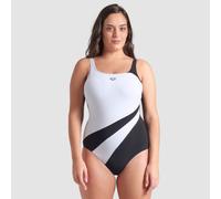 Arena Womens Liliana Back One Piece Swimsuit, Black-white, 42 EU