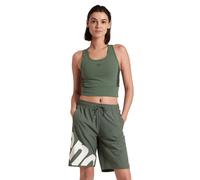 Arena Women's Logo Bermuda Sage-white size S | Shorts Outlet | Women | Green S