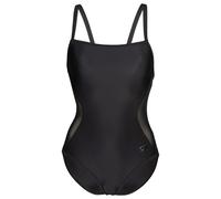 Arena - Women's Mesh Panels Swimsuit Closed Back - Swimsuit size 6, black
