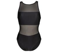 ARENA Women's Feel Swimsuit with Mesh Inserts and Ventilation Slits One Piece, Black, 38 cm