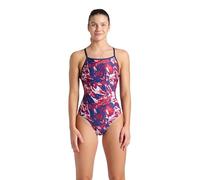 Arena Women's Performance Crackle Team Print Lightdrop Back Ladies Bathing Swimsuit One Piece