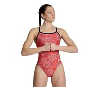 ARENA Women's Hydrangea Bouquet Challenge Back-Chlorine Resistant Swimwear for Competition, Race Training