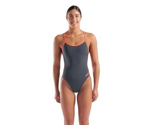 ARENA Women's Performance Women's Team Solid Lace Back Swimsuit One Piece Bathing Suit One Piece Swimsuit