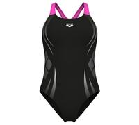 Arena - Women's Poseidonia Swimsuit Swim Pro Back LB - Swimsuit size 12, black