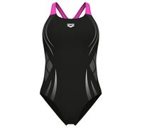 Arena - Women's Poseidonia Swimsuit Swim Pro Back - Swimsuit size 8, black