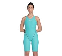 Arena Women's Powerskin ST NEXT Open Back - Aquamarine Blue in Aqua | Size: 30 Arena Aqua 30