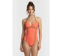 Arena Women's Pro_file Swimsuit Tie Back Calypso Coral-sage size XS | Bodies Outlet | Women | Orange XS