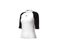 Arena Women's Rash Vest S/S Graphic Top, White-Black, L