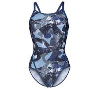 Arena - Women's Scratched Swimsuit Super Fly Back - Swimsuit size 12, blue