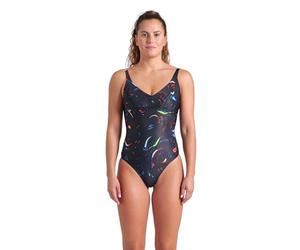 Arena Women's Shapewear Abyss U Back Ladies Tummy Control Polyester Shaping Swimsuit One Piece