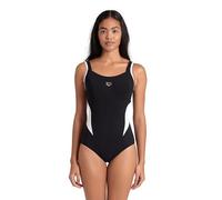 Arena Women's Shapewear Makimurax R C-Cup Ladies Tummy Control Shaping Swimsuit One Piece, Black/White, 38