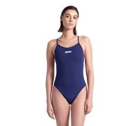 Arena Womens Solid Lace Back Swimsuit - aok004651701 Navy