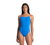 ARENA Women's Solid Team MaxLife Sports Swimsuit Lace Back One Piece Racing Tech Suit Competition Training Athletic Swimwear