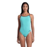 ARENA Women's Solid Team MaxLife Sports Swimsuit Lace Back One Piece Racing Tech Suit Competition Training Athletic Swimwear
