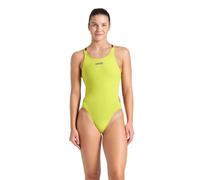 Arena Womens Solid Tech Back Swimsuit Green