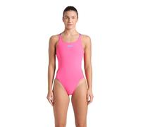 Arena Womens Solid Tech Back Swimsuit Pink