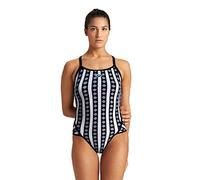 Arena Women's Standard Mark Spitz Exclusive Super Fly Back One Piece Swimsuit, Allover Black, 30