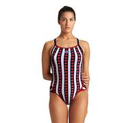 ARENA Women's Standard Mark Spitz Exclusive Super Fly Back One Piece Swimsuit, Allover Red, 34