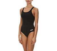 Arena Women's Standard Team Painted Stripes Challenge Back MaxLife One Piece Swimsuit, Black, 22