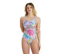 Arena Women's Swim Pro Swimsuit, White Multi, 32