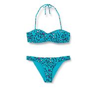 Arena Women's Swimsuit Bandeau Bikini Set Allover, Mint, D36
