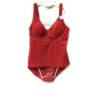 ARENA Women's Swimsuit Swimming Set Manuela Tankini Swimsuit Red D36