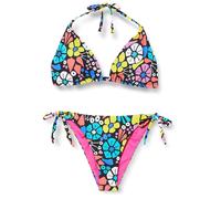 Arena Women's Swimsuit Triangle Bikini Allover Swimsuit Black Multi, D 36
