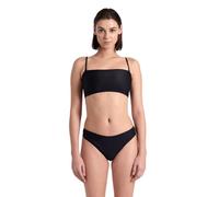 Arena Womens Team Stripe Bikini Bandeau Two Pieces, Black, M EU