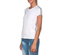 ARENA Women's Team T-Shirt, White-White-Black, X-Small