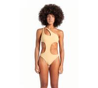 Arena Women's Tech Wool Cut Out Swimsuit Sand size XS | Bodies Outlet | Women | Brown XS