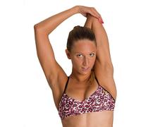 ARENA Women's Top Bandeau Live Fluo Top Bikini Top Multicolored S