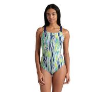 Arena Zebra Stripes Pro Back Swimsuit - Multi/Navy - UK Size 28